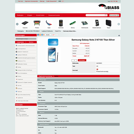Biass - IT reseller group in Belgium