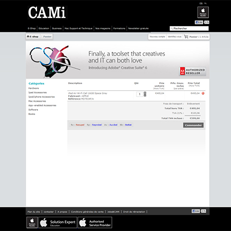 Cami - One of the leading Apple authorised resellers in Belgium, with 4 retail stores